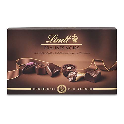 Lindt Schokolade - Pralinen Für Kenner Noirs | 2 x 200 g | Pralinés-Schachtel mit 20 Pralinen aus exquisiter dunkler Schokolade in 6 köstlichen Sorten | Pralinengeschenk | Schokoladengeschenk von Lindt