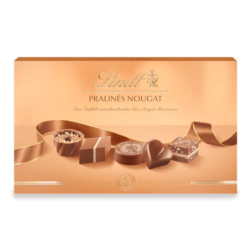 Lindt Schokolade - Pralinen Für Kenner Nougat | 125 g | Pralinés-Schachtel mit 12 feinen, zartschmelzenden Nuss-Nougat Kreationen in 6 Sorten | Pralinengeschenk | Schokoladengeschenk Lindt Schokolade - Pralinen Für Kenner Nougat | 125 g | Pralinés-Schachtel mit 12 feinen, zartschmelzenden Nuss-Nougat Kreationen in 6 Sorten | Pralinengeschenk | Schokoladengeschenk von Lindt
