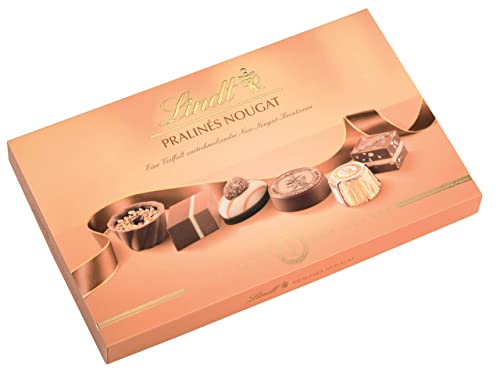 Lindt Schokolade - Pralinen Für Kenner Nougat | 2 x 200 g | Pralinés-Schachtel mit 20 feinen, zartschmelzenden Nuss-Nougat Kreationen in 10 Sorten | Pralinengeschenk | Schokoladengeschenk von Lindt