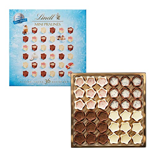 Lindt Schokolade - Sommer Mini Eis Pralinés | 165 g | Pralinen-Schachtel mit je 36 Pralinen in 4 köstlichen Sorten ohne Alkohol | Pralinengeschenk | Schokoladengeschenk von Lindt