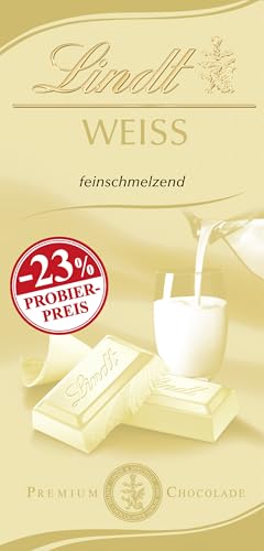 Lindt Schokolade Weiß | 100 g Tafel | Feinschmelzende weiße Schokolade | Schokoladentafel | PROMO | Schokoladengeschenk Lindt Schokolade Weiß | 100 g Tafel | Feinschmelzende weiße Schokolade | Schokoladentafel | PROMO | Schokoladengeschenk von Lindt