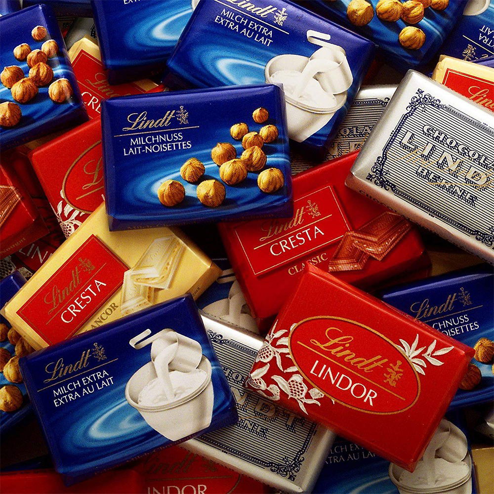 Lindt Schokoladen-Naps im Vorratsbeutel Lindt Schokoladen-Naps im Vorratsbeutel von Lindt