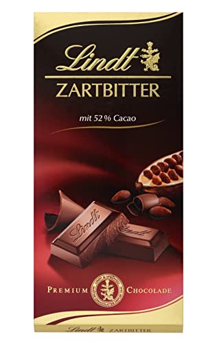 Lindt Zartbitterschokolade, 52% Kakaoanteil, 100 g von Lindt