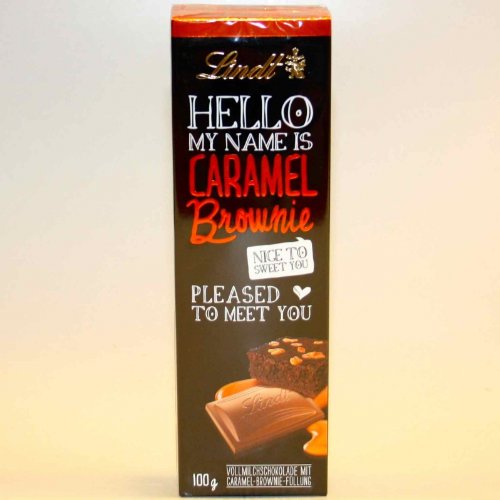 Lindt&Sprüngli GmbH, Lindt Hello Caramel Brownie 2x100g Tafeln von Lindt