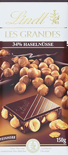 Lindt Schokolade Les Grandes Feinherb | 3er Pack (3 x 150 g) | Schokoladengeschenk von Lindt & Sprüngli