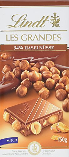 Lindt & Sprüngli Les Grandes Haselnuss Milch, 150 g, 13er Pack (13 x 150 g) von Lindt & Sprüngli