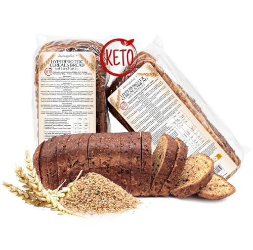 2 Pakete | NEUE FORMEL | Getreidebrot mit Protein Line@ | 30% PROTEIN, kohlenhydratarm, zuckerarm, kalorienarm, reich an OMEGA 3 von Line@Diet