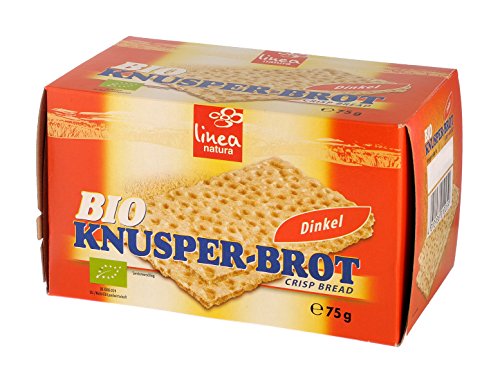Bio Dinkel Knusperbrot, knusperleichtes Knäcke, Crisp Bread von Linea Natura