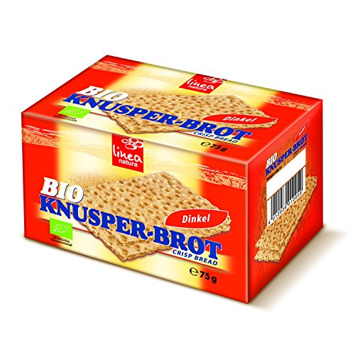 Bio Dinkel Knusperbrot, knusperleichtes Knäcke, Crisp Bread von Linea Natura