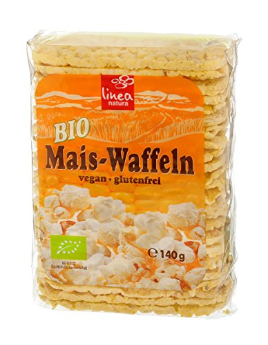 Bio Maiswaffel, dünn & rechteckig, bio, vegan, glutenfrei, 140g von Linea Natura