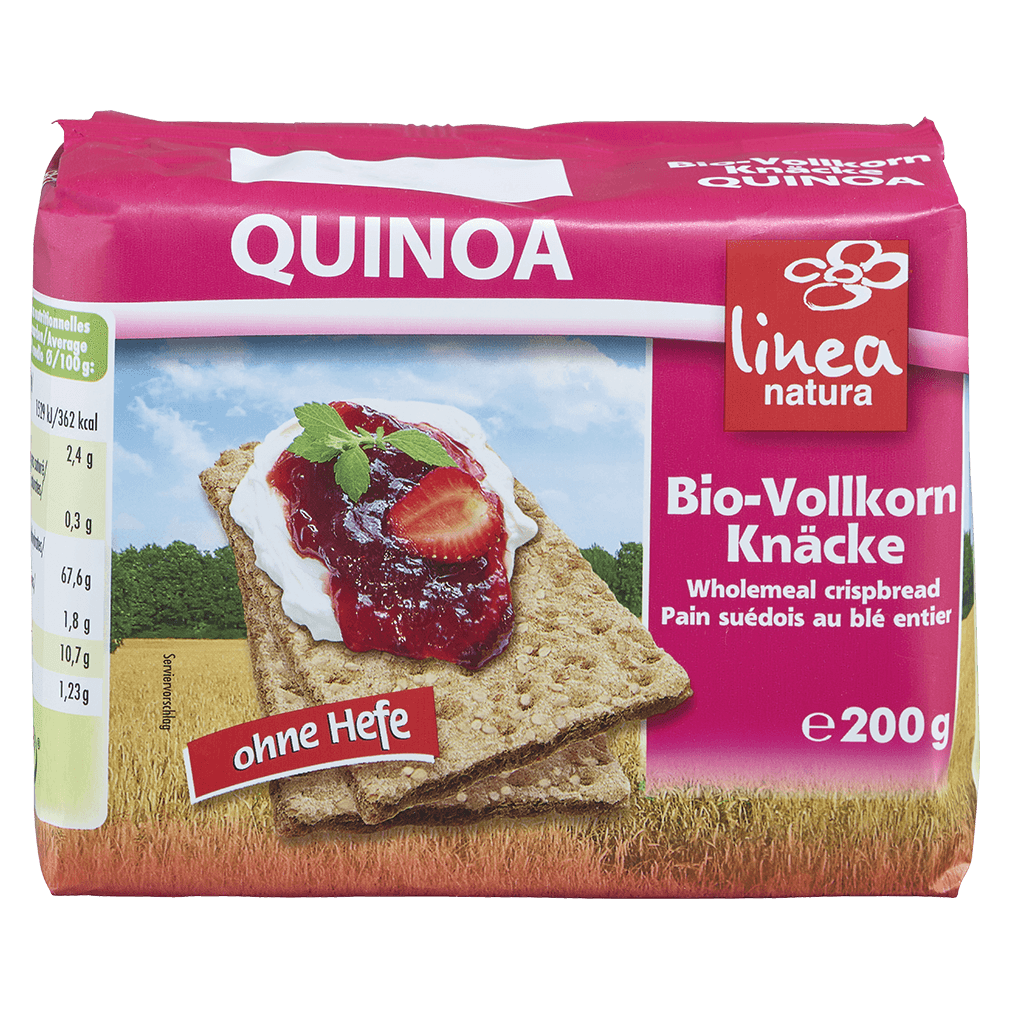 Bio Quinoa Vollkorn Knäcke Bio Quinoa Vollkorn Knäcke von Linea Natura