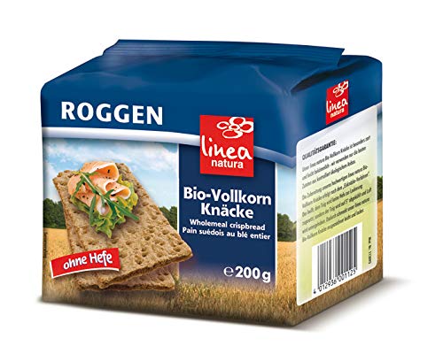 Linea Natura Bio Roggen Vollkorn Knäcke, ohne Hefe gebacken, Bio, 200g von Linea Natura