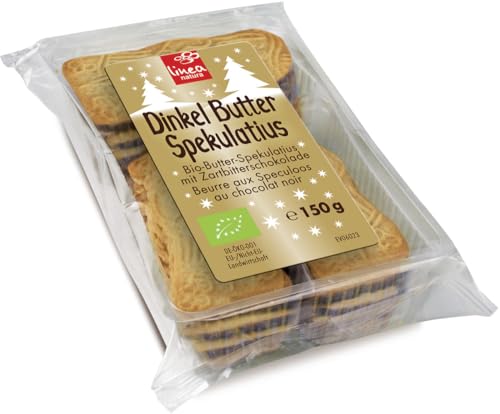 Linea Natura Bio Dinkel Butter Spekulatius schokoliert (6 x 150 gr) von Linea Natura