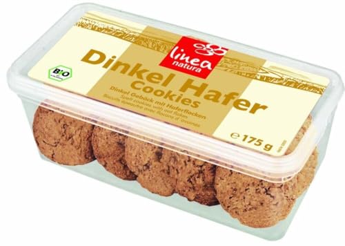 Dinkel Hafer Cookies 6 x 175 gr von Linea Natura