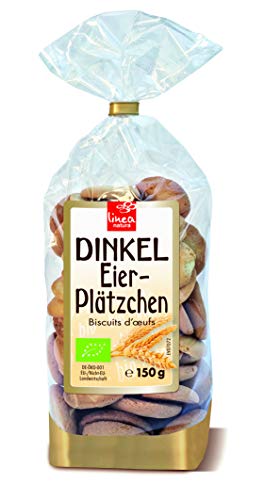 Linea Natura Dinkel Bio Eierplätzchen, Kekse mit 38% Bio Ei, 150g Linea Natura Dinkel Bio Eierplätzchen, Kekse mit 38% Bio Ei, 150g von Linea Natura