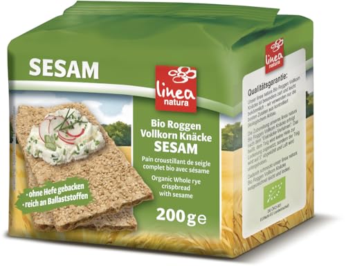 Sesam Vollkorn Knäcke 18 x 200 gr Sesam Vollkorn Knäcke 18 x 200 gr von Linea Natura