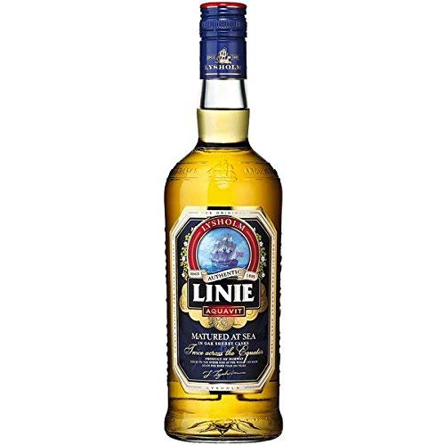 LINIE Aquavit Original - Fassgelagerter Aquavit aus Norwegen - der Klassiker Unter den Premium-Aquaviten 0,7 l | Vol. 41,5% (6-pack) von Linie Aquavit