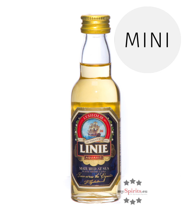 Linie Aquavit Mini 4cl (41,5 % Vol., 0,04 Liter) von Linie Aquavit