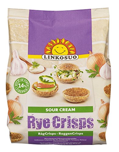 Linkosuo - Sour Cream Rye Crisps Roggen-Crisps - 150g Linkosuo - Sour Cream Rye Crisps Roggen-Crisps - 150g von Linkosuo