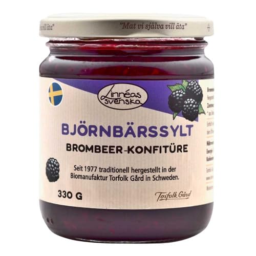 Linnéas svenska Brombeer-Fruchtaufstrich, Björnbärssylt, 330g (1) von Linnéas svenska