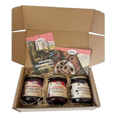 Linnéas svenska Syltbox, Set mit 3 Konfitüren, 970g Linnéas svenska Syltbox, Set mit 3 Konfitüren, 970g von Linnéas svenska