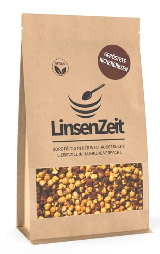LinsenZeit – Geröstete Kichererbsen 400g mit Schale – Gesunder Snack – Chana Chick peas roasted - Großartige Proteinquelle - Vegan & ohne Zusatzstoffe & Premium Qualität LinsenZeit – Geröstete Kichererbsen 400g mit Schale – Gesunder Snack – Chana Chick peas roasted - Großartige Proteinquelle - Vegan & ohne Zusatzstoffe & Premium Qualität von LinsenZeit