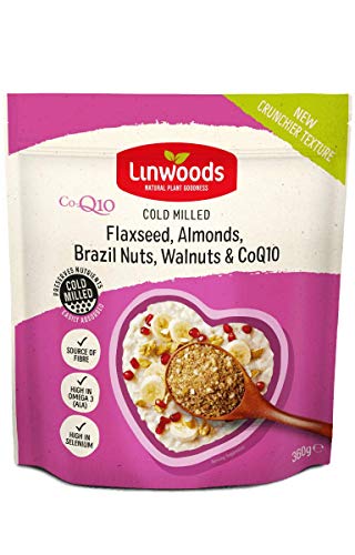 Linwoods Milled CO-Q10 Flaxseed, Almonds, Brazil & Walnuts 360g Linwoods Milled CO-Q10 Flaxseed, Almonds, Brazil & Walnuts 360g von Linwoods