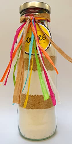 Cookies mit Schokolinsen Backmischung im 500ml Glas/Flasche von Lion-Decor GmbH
