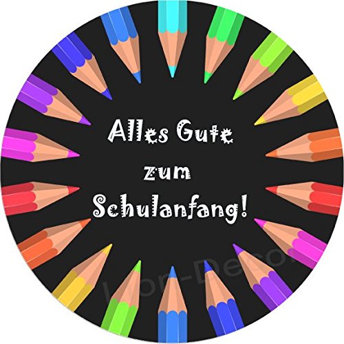 Essbarer Tortenaufleger Schule5 / 20cm Ø Essbarer Tortenaufleger Schule5 / 20cm Ø von Lion-Decor GmbH