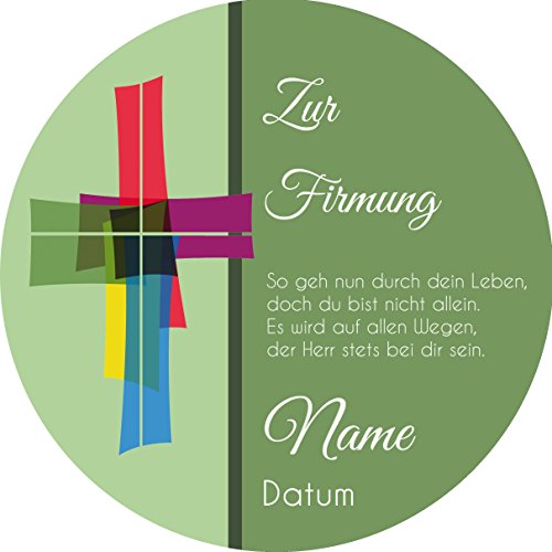 Tortenaufleger Firmung2 grün / 20 cm Ø Tortenaufleger Firmung2 grün / 20 cm Ø von Lion-Decor GmbH
