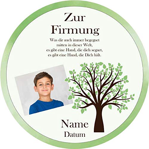 Tortenaufleger Firmung6 / 20 cm Ø (grün) Tortenaufleger Firmung6 / 20 cm Ø (grün) von Lion-Decor GmbH