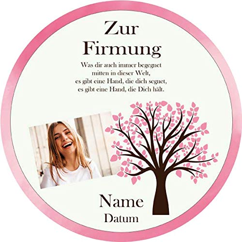 Tortenaufleger Firmung6 / 20 cm Ø (rosa) Tortenaufleger Firmung6 / 20 cm Ø (rosa) von Lion-Decor GmbH
