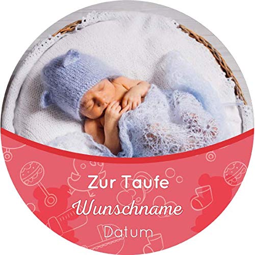 Tortenaufleger Taufe10 / mehr Farben zur Auswahl / 20 cm Ø (rosa) Tortenaufleger Taufe10 / mehr Farben zur Auswahl / 20 cm Ø (rosa) von Lion-Decor GmbH