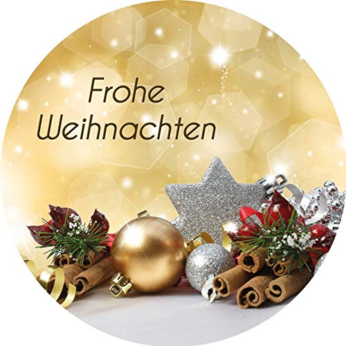 Tortenaufleger Weihnachten13 / 20 cm Ø von Lion-Decor GmbH