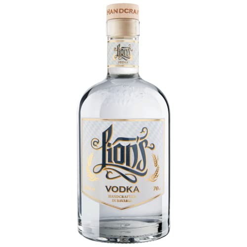 LION's Vodka Munich Handcrafted Vodka, Bio-zertifiziert ,Mit süßfruchtigen Getreidearomen, Eastern Style Vodka von LION'S - Munich handcrafted Vodka