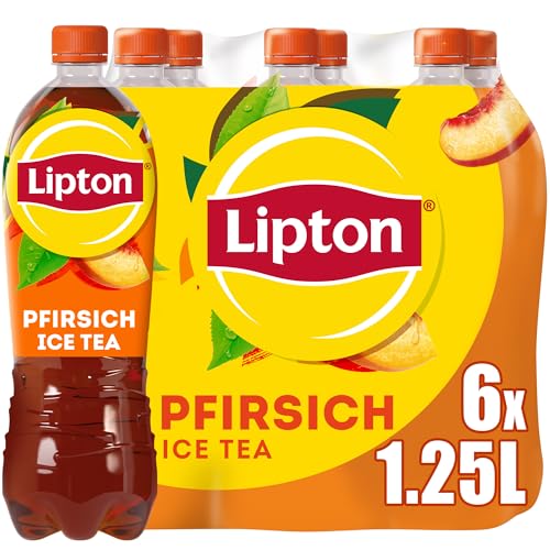 LIPTON ICE TEA Peach, Eistee mit Pfirsich Geschmack, EINWEG (6 x 1.25L) LIPTON ICE TEA Peach, Eistee mit Pfirsich Geschmack, EINWEG (6 x 1.25L) von Lipton