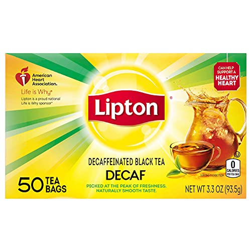 Lipton Black Tea Bags, Decaffeinated 50 Count von Lipton