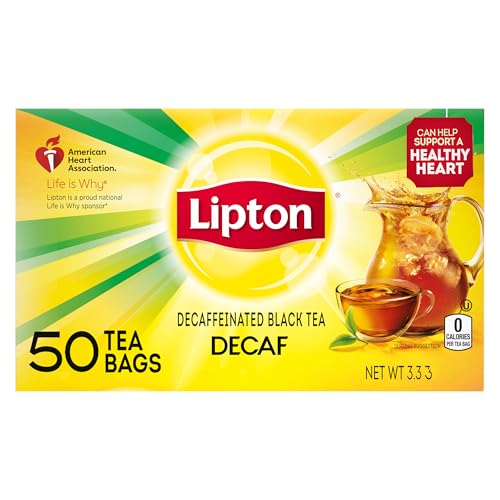 Lipton Black Tea Bags, Decaffeinated 50 Count von Lipton