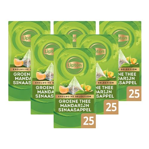 Lipton - Exclusive Selection Grüner Tee Mandarine Orange - 6x 25 Teebeutel von Lipton