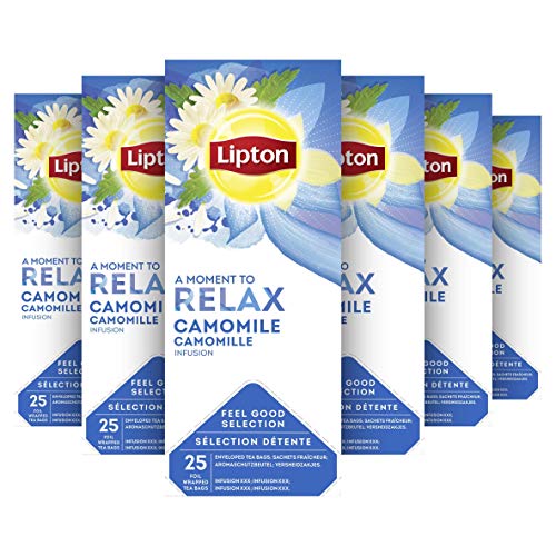 Lipton Feel Good Selection Kamillentee 6 x 25 Beutel Vorteilspaket von Lipton