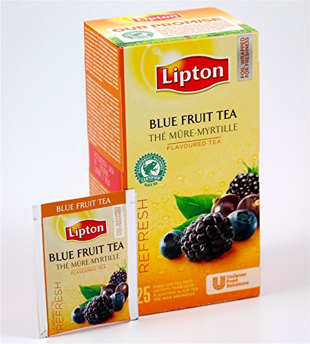Lipton - Feel Good Selection Schwarzer Tee Blaubeere & Brombeeren - 25 Teebeutel von Lipton