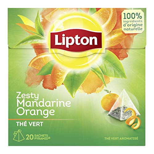 Lipton Green Tea Mandarin Orange Pyramidenbeutel 6er Pack von Lipton