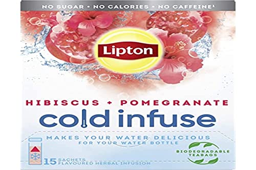 Lipton Kaltinfusion Granatapfel & Hibiskus 6 x 15 Beutel 560,00 g von Lipton