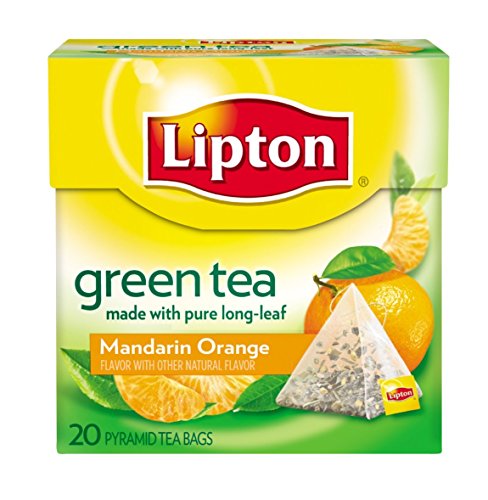 Lipton Pyramid Green Tea Bags, Mandarin Orange, 20 ct, 3 pk by Lipton von Lipton