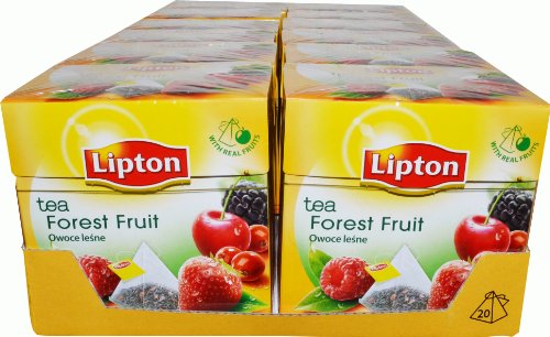 Lipton Forest Fruit Tee Karton mit 12 x 20 Pyramidenbeutel (240 Stück) Lipton Forest Fruit Tee Karton mit 12 x 20 Pyramidenbeutel (240 Stück) von Lipton