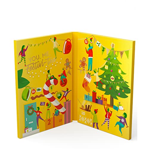 Lipton | Tee-Adventskalender | ideal für Teeliebhaber | festliches Geschenk | zum Teilen für Familie und Freunde | mit 12 Sorten | 48 Teebeutel Lipton | Tee-Adventskalender | ideal für Teeliebhaber | festliches Geschenk | zum Teilen für Familie und Freunde | mit 12 Sorten | 48 Teebeutel von Lipton
