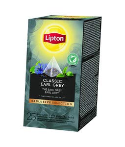 Lipton Tee Exklusiv Auswahl Classic Earl Grey 25 Builtjes | 6x | Gesamtgewicht 1500 gr von Lipton