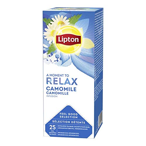 Lipton Wohlfühl-Auswahl Tee Kamille 25 Beutel | 6x | Gesamtgewicht 195 gr von Lipton