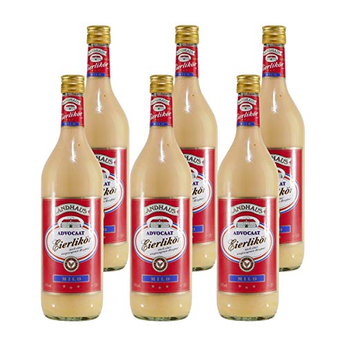 Landhaus Advocaat Eierlikör (6 x 1,0L) von Liqueur & Wine Trade