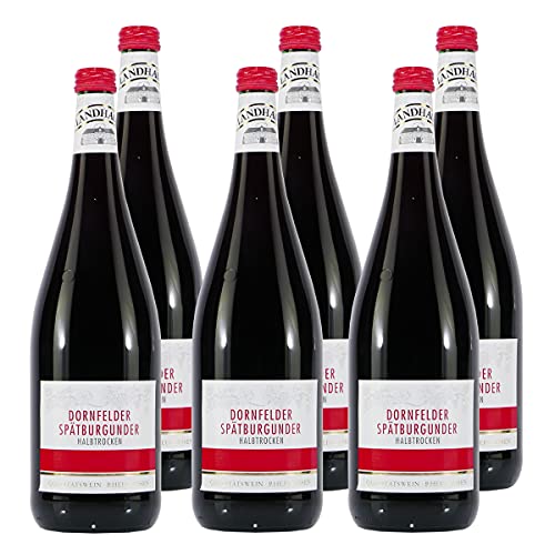 Landhaus Dornfelder Spätburgunder Rotwein (6 x 1,0L) von Liqueur & Wine Trade